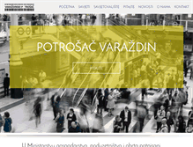 Tablet Screenshot of potrosac-varazdin.com